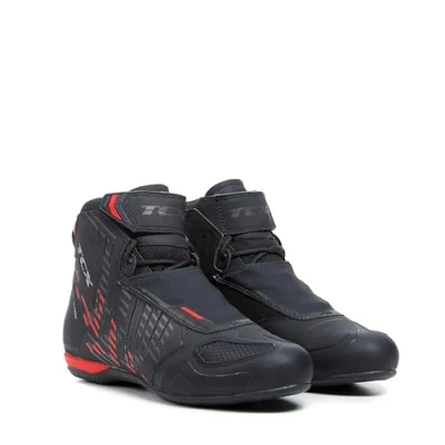 Immagine di TCX R04D Waterproof, Scarpe da Moto Uomo, Impermeabili Certificate con Membrana T DRY, Chiusura Lacci e Velcro, Tomaia in Mesh Rivestimento Hot Melt