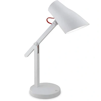 Immagine di FeinTech Lampada da Tavolo Design Scrivania LED con Batteria Ricaricabile, Dimmerabile, senza Fili, colore: Bianco
