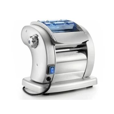 Immagine di Imperia PastaPresto Automatico Macchina per Pasta Elettrica con Motore 230V, Acciaio inossidabile, Argento
