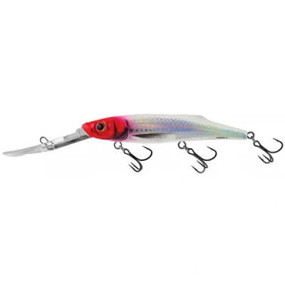 Immagine di Salmo Freediver Super Deep Runner Holographic Red Head 12cm (24g) Esche artificiali minnow