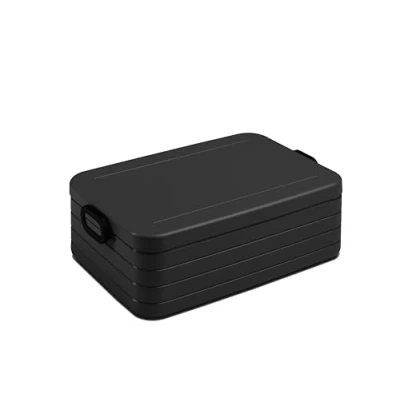 Immagine di Mepal Porta Pranzo Take a Break Extra Large Sacco per il Ideale 6 Panini o 12 Fette di Pane Adatto la Lavastoviglie 2000 ml Nordic Black