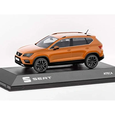 Immagine di Seat 6H1099300GAO Ateca Modellino Auto in Miniatura Originale, Scala 1:43, Colore: Arancione