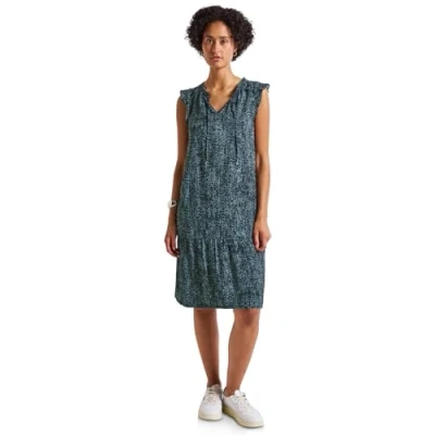 Immagine di Street One Gemustertes Vestito casual, Donna, Taglia: 42, Blau
