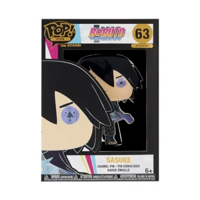 Immagine di Funko Large Pop Enamel Pin Boruto Next Generations Sasuke Uchiha Naruto Spille Smaltate Spilla da Collezione Carina per gli Zaini &amp; Borse Idea Regalo