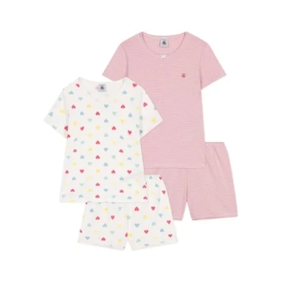 Immagine di Petit Bateau KIDS Happy 2 PACK Pigiama marshmallow/multicoloured/charme per bambini, Taglia: 104, Marshmallow/multi coloured/charme