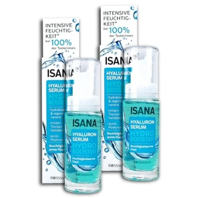 Immagine di ISANA Hydro Booster Siero ialuronico 2 x 30 ml