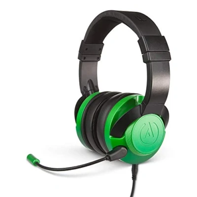 Immagine di PowerA Fusion Cuffie da Gioco Cablate con Microfono Staccabile Compatibili PlayStation 4, Xbox (One, One X, S, 360), Nintendo Switch, Mac, Android, IOS, Verde Smeraldo Sfumato