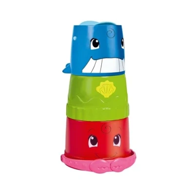 Immagine di Simba ABC Secchiello con Contenitore impilabile, Colore Blu, Verde, Rosso, Rosa, Small, 4006592040680