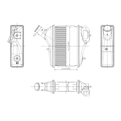 Immagine di NRF 309091 Intercooler