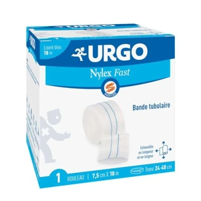 Immagine di Urgo Fasce per infermieri Nylex Fast Nastro tubulare, 7,5 cm x 10 m, colore: Blu