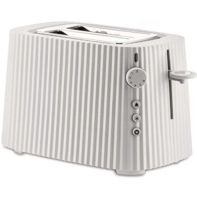 Immagine di Alessi Toaster Plissé White 6 settings Michele de Lucchi MDL08 W