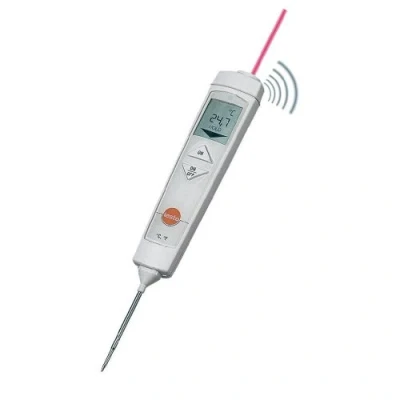 Immagine di testo 826 T4 Termometro a infrarossi Ottica 6:1 30 +300 C Misurazione contatto