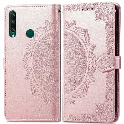 Immagine di Custodia per Huawei Y6P,Flip Pelle Magnetica Cover a Libro con Slot Schede Y6P,Supporto Stand, Interno TPU Protezione Portafoglio Case
