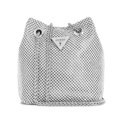 Immagine di Guess LUA Pouch Borsa a tracolla, Donna, Taglia: One Size, Silver