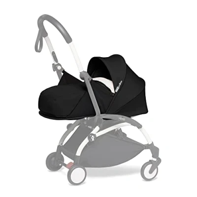 Immagine di Babyzen Kit per neonati 0 YOYO, Nero Include materasso, Capottina, Poggiatesta e sacco coprigambe Richiede il telaio YOYO2 (venduto a parte)