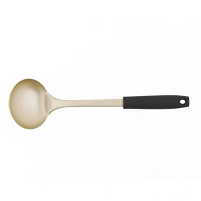Immagine di Salter BW11131EU7 Collezione Olympus mestolo multifunzionale, gancio per appendere, facile da pulire, rivestimento antiaderente, utensile cucina stufati e zuppe, acciaio inox, color oro