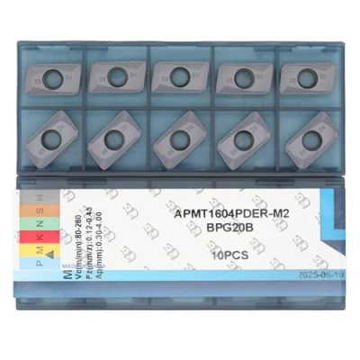 Immagine di APMT1604PDER M2 Parallelogramma Indicizzabili Inserto di Fresatura in Carburo, 10 Pezzi