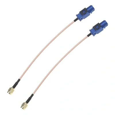 Immagine di Be In Your Mind 2PCS Cavo Adattatore Per Antenna GPS Auto SMA Maschio A Fakra C RG 316 Sistema Ricevitore Di Navigazione Stereo Tronco 17CM