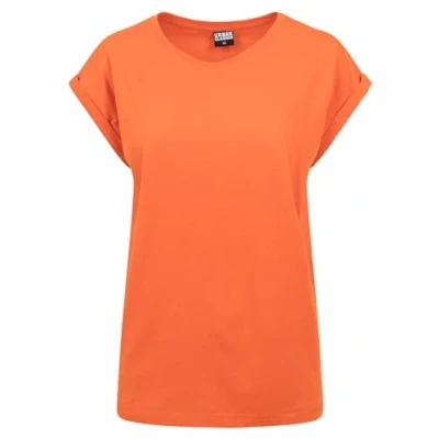 Immagine di Urban Classics Extended Shoulder Tshirt basic, Donna, Taglia: 4XL, Rustorange