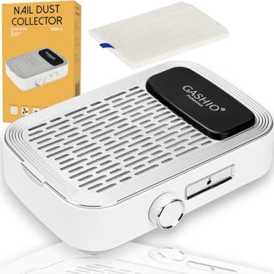 Immagine di GASHIO® aspirazione polvere per unghie efficiente aspirapolvere aspiratore professionale Nail Dust Collector raccoglitore di con