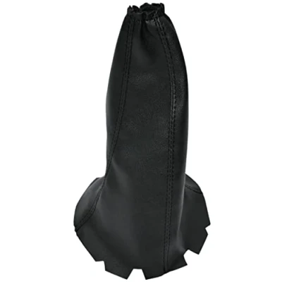 Immagine di Aerzetix C57849 Cuffia soffietto per leva del cambio compatibile con Toyota Yaris II dal 2005 al 2011 colore: nero in pelle sintetica
