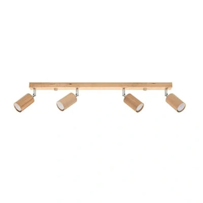 Immagine di SOLLUX lighting Berg 6 Lampada Da Soffitto A Faretto, Con Paralumi Mobili, Design Minimalista, Rustico, Classico, Lampadina GU10 Sostituibile, 6x40 W,