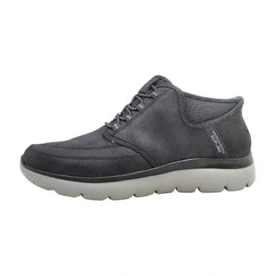 Immagine di Skechers Vertici Slip in a Mani libere, Scarpe da Ginnastica Uomo, Finitura camoscio Nero Antracite, 47.5 EU