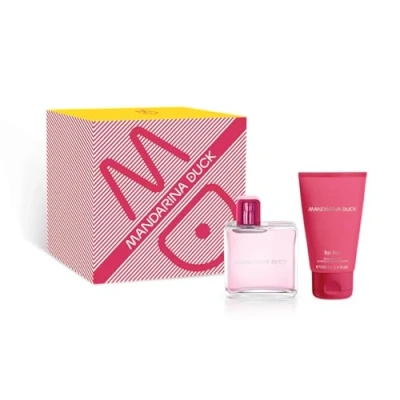 Immagine di MANDARINA DUCK FRAGRANCES For Her Cofanetto Regalo Donna, Include Eau de Toilette 100 ml e Crema Corpo ml, Fragranza Fiorita, Fruttata Chypre