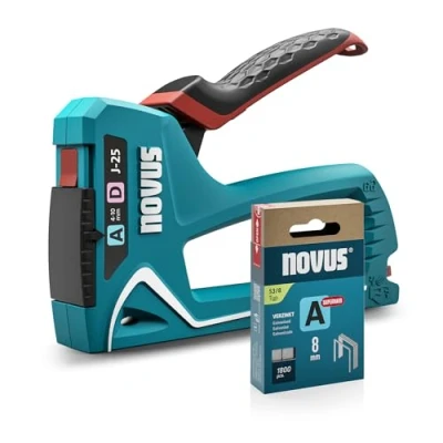 Immagine di Novus Tools J 25 030 0459 Graffettatrice a mano tipo graffette 53, 53F, 37, 11 Lunghezza 4 10 mm