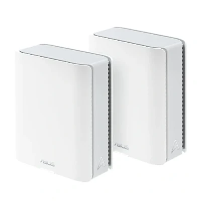 Immagine di ASUS ZenWiFi BT10 2 Pack WiFi tri band 7 Mesh, 18 Gbps, 557 m2 (2 unità), due porte 10G, sicurezza e controllo genitori inclusi, Smart Home Master SSID, Mobile Tethering 4G 5G, Bianco