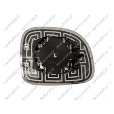 Immagine di Specchio retrovisore esterno Prasco FT1237514 Sx termico, convesso FIAT: Panda II Hatchback