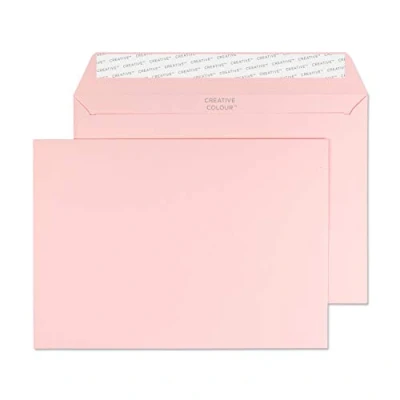 Immagine di Blake Creative Colour 45301 Buste formato C5, 162 x 229 mm, 120 g/m², chiusura adesiva, colore: Rosa confetto, confezione da 25