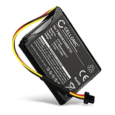 Immagine di CELLONIC® Batteria FMB0932008731 AHA11110005 6027A0089521 Compatibile con Tomtom Go 500 (2013), 510 50 / Start Affidabile Ricambio da 950mAh per navigatore GPS
