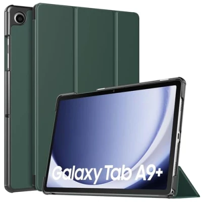 Immagine di TiMOVO Custodia Compatibile con Samsung Galaxy Tab A9+/A9 Plus 11&quot; 2023 SM X210/X216/X218, Sottile e Leggero, Cover Protettiva a Guscio Posteriore Rigido per A9+, Verde notte