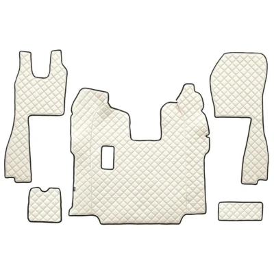 Immagine di F CORE FL05 CHAMP Set tappetino Finta pelle anteriore 5 bianco avorio