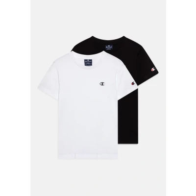 Immagine di Champion CREW NECK Unisex 2 PACK Tshirt basic per bambini, Taglia: 102/107, White