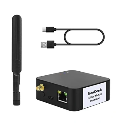 Immagine di HamGeek ZigBee Plus POE Coordinatore universale Gateway con cavo USB, colore: Nero
