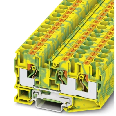 Immagine di Phoenix Contact PT 10 TWIN PE 3208745 Morsetto triplo di protezione Numero Poli (num): 3 0.5 mm² Verde, Giallo 50 pz.
