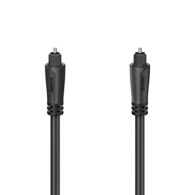 Immagine di Digital Audio Cavo Hama Toslink [1x Spina (ODT) 1x (ODT)] 1.5 m Nero