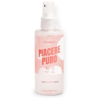 Immagine di MySecretCase Detergente Disinfettante per Sextoys e Coppette Mestruali 150 ml, Toycleaner Antibatterico Antisettico a Base d&#039;Acqua (150 ml)