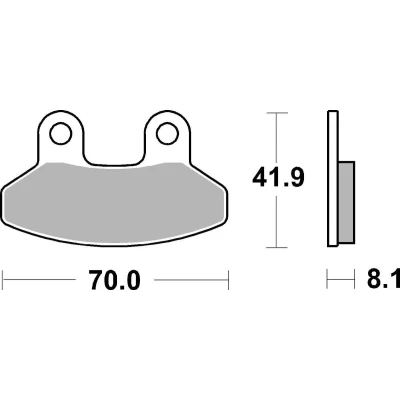 Immagine di TRW Organic Allround MCB779 Kit pastiglie freno