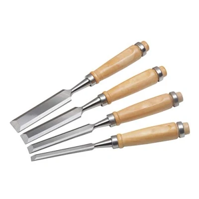 Immagine di CON:P CPT861000 Scalpelli per legno con impugnatura, confezione da 4 pezzi