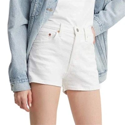 Immagine di Levi&#039;s 501 Original Short In The Clouds, Pantaloncini Donna, Bianco (In Clouds), 24W
