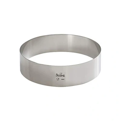 Immagine di Decora 0063722 Cerchio Inox 22 x 4 cm in Acciaio Inossidabile, Argento