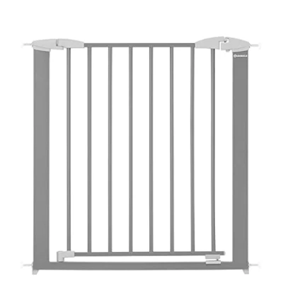 Immagine di Badabulle B025232 Cancelletto Safe &amp; Lock metallo, Per aperture da 73 a 81.5 cm