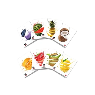 Immagine di Pigna FRUITS, Maxi Quaderni A4 rigatura 0C, Righe con margine, Confezione da 10 Pezzi