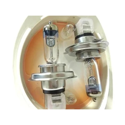 Immagine di CARALL 2 Pezzi Lampade Alogene 12V Bianche ad Effetto Xenon (H4 60/55W P43t +50% Luminosita)