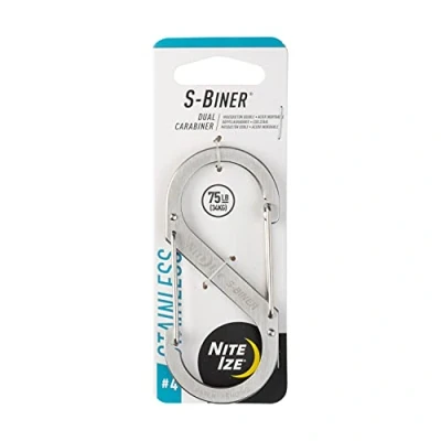 Immagine di NITE Ize NI SB4 03 11 Moschettone S Biner Gr. 4 89 mm x 38 1 pz.