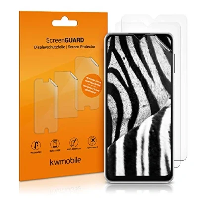 Immagine di kwmobile 3X Pellicola Salvaschermo Compatibile con Samsung Galaxy A32 5G Film Protettivo Telefono Protezione AntiGraffio Display Smartphone