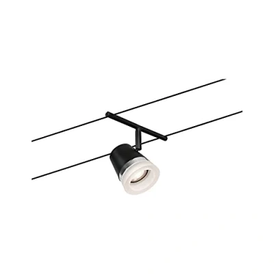 Immagine di Paulmann WireDC Spot Cone Lampada per sistema su cavo GU5.3 Nero (opaco), Cromo